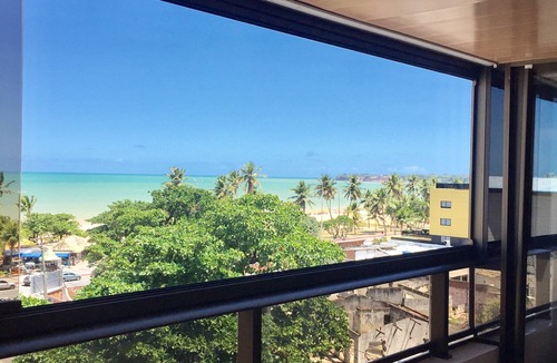 Cabo Branco Apartment | Apartment with a beautiful view of the sea at Cabo Branco.