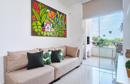 Estufa I Apartment | Apt com piscina e churrasqueira perto da orla do Itagua