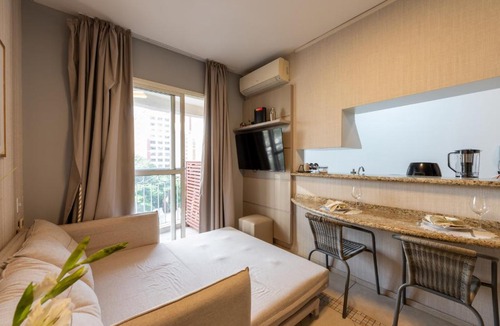 Vila Nova Conceicao Apartment | Apt no coração do Itaim Bibi com estacionamento