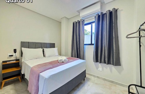 Foz do Iguacu City Centre Apartment | Apt NOVO Centro Garden - 2 quartos e garagem