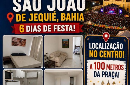 Jequie Apartment | Apt privativo no centro, 3 vagas, garagem, auto check in