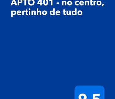 Regiao Urbana Homogenea IX Apartment | APTO 401 - no centro, pertinho de tudo - 4º andar sem elevador
