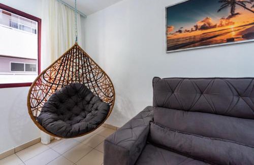 Tupi Apartment | Apto aconchegante a 90m da praia com garagem grátis