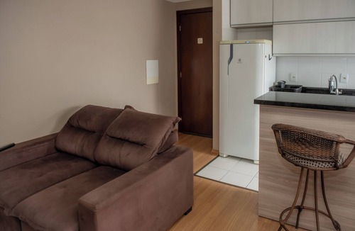 Fazendinha Apartment | Apto com churrasqueira, Wi-Fi e ótima localização