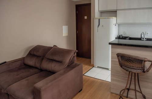 Fazendinha Apartment | Apto com churrasqueira, Wi-Fi e ótima localização