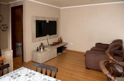 Fazendinha Apartment | Apto com churrasqueira, WiFi e otima localizacao