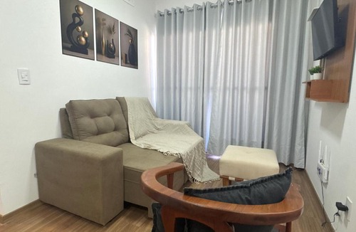 Ourinhos Apartment | Apto com piscina | Suíte, ar e escritório