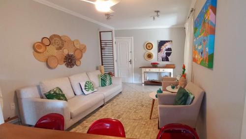 Ponta das Canas Apartment | Apto de cobertura a 100m da praia da Cachoeira para 8 pessoas
