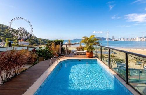 Centro Apartment | Apto de luxo com piscina privativa e vista para o mar em Balneário Camboriú