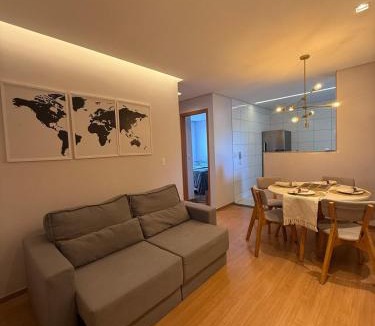 Lagoa Santa Apartment | Apto novo e completo quartos com cama de casal e lava e seca disponível