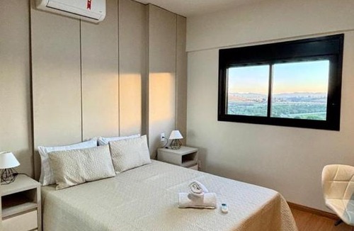 Centro Apartment | Apto pôr do sol com área de lazer e vaga de garagem