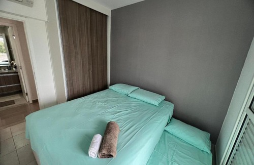 Centro Apartment | Apto Pisc aquecida Sauna Pé na Areia Bertioga H12