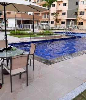 Aruana Apartment | Aruana Azul 502 - Apto com AR, PISCINA, Varanda Integrada - Aluguel por Temporada