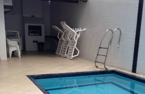 Vila Nova Apartment | Balcony overlooking the beach of the fort !!! 3 Rooms / Being a suite.