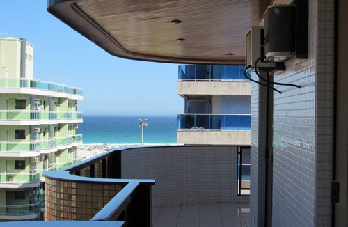 Vila Nova Apartment | Balcony overlooking the beach of the fort !!! 3 Rooms / Being a suite.