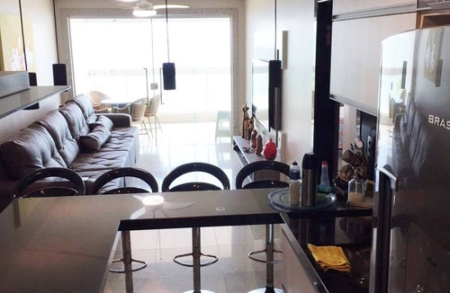 Praia do Morro Condo | Beachfront apartment, Wi-Fi, excellent location, balcony, 3 bedrooms.