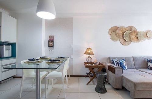 Barra de Sao Miguel Apartment | Beachfront Apartment in a Condo with Balcony