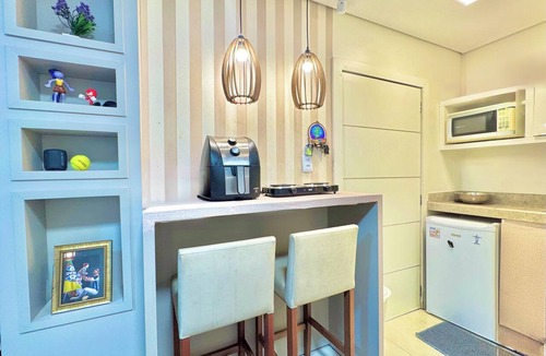 Tramandai Apartment | Beachfront loft, downtown Tdai, fully equipped.