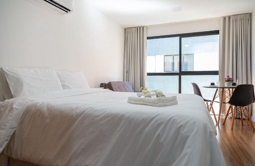 Sao Benedito Apartment | Beautiful studio in Poços de Caldas MG PGO402