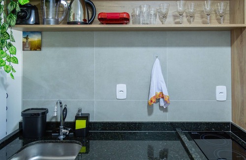 Sao Benedito Apartment | Beautiful Studio in Pocos de Caldas MG Pgo402