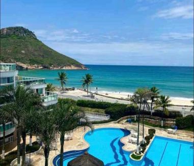 Recreio dos Bandeirantes Apartment | Bestview - Resort beira mar Pool academia Jacuzzi