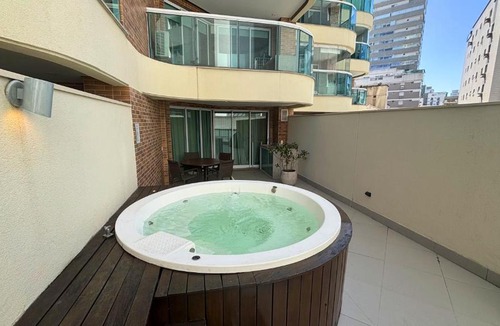 Pompeia Apartment | Book Santos Unique 506 - Jacuzzi no Quintal!