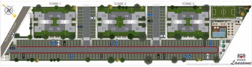Ananindeua Apartment | Bosque Lausanne - Apartamento 101, Torre 3 - Bloco E - 1 vaga de garagem - COP 30