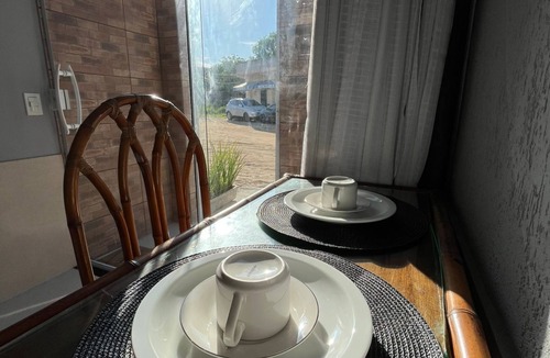 Sao Pedro da Aldeia Apartment | Suite with Air Conditioning and Kitchen | Practicality and Comfort in São Pedro da Aldeia