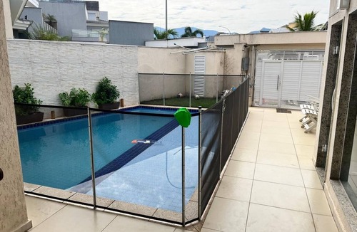Vargem Grande House | Mansão Luxuosa 5 Suítes, Riviera del Sol com Empregada Domestica Inclusa