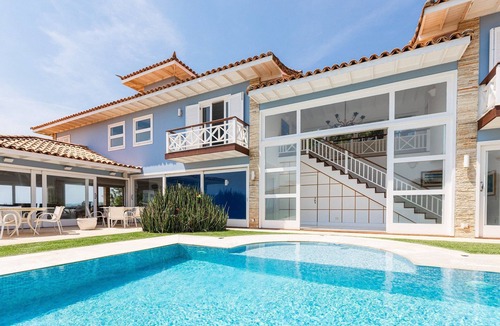 Praia Rasa Villa | Buz043 - Luxury villa with sea front pool in Buzios