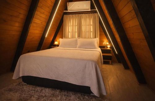 Sao Martinho Apartment | Cabana A Frame Romantica com Banheira e Vista