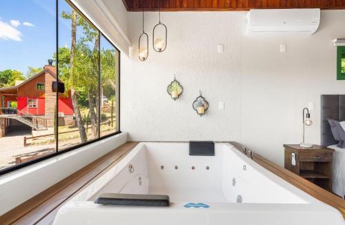 Nova Petropolis House | Cabana Groente Hütte Vila Germânica by Achei