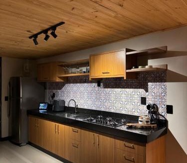 Old Town Ski Chalet | Cabana Molina - Ofurô, Lareira e Vista Única