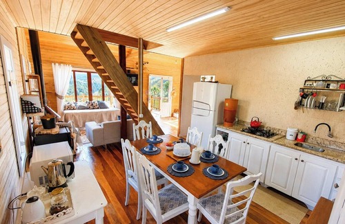 Rancho Queimado Cabin | Cabana Pôr-do-Sol com Jacuzzi + Hidro em Rancho Queimado - SC