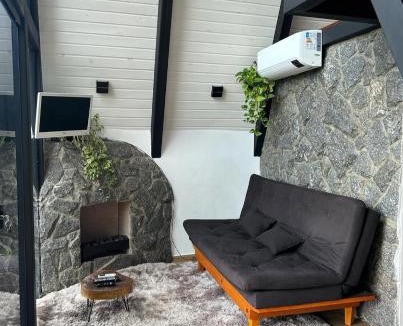 Baependi Ski Chalet | Cabana Raízes: A-Frame com vista para as montanhas
