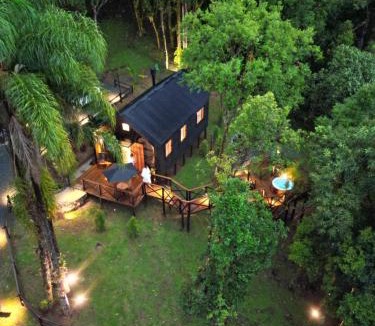 Rio dos Cedros House | Cabana romântica de Luxo com Ofurô