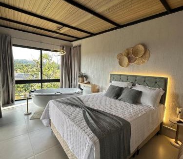 Nova Petropolis Ski Chalet | Cabin Dolomita near Gramado with hydro and fireplace