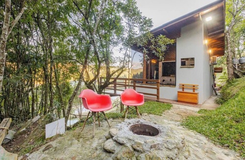 Alfredo Wagner Cabin | Cabin in Alfredo Wagner, an ideal place to reconnect with loved ones.