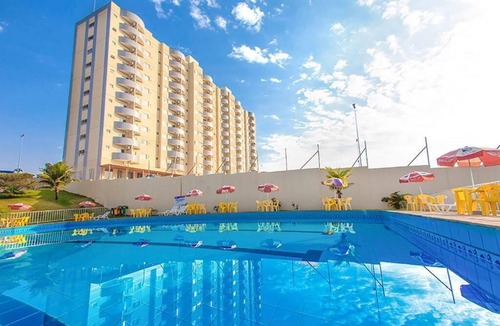 Caldas Novas Apartment | Caldas Express Flat 703 - east-facing balcony with a wonderful view!