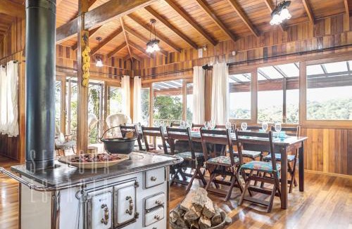 Rancho Queimado House | Canarinho Ranch, Wood Stove, with a View