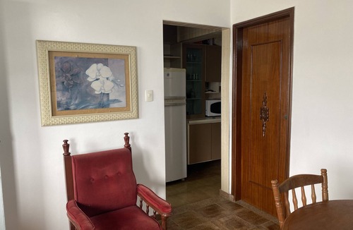 Canto do Forte Apartment | Canto do Forte, beachfront with Wi-Fi