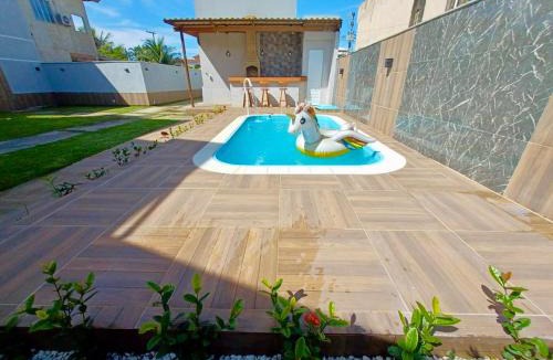 Rio das Ostras House | Casa 2 suítes e piscina em Rio das Ostras há poucos passos do Mar!