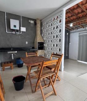 Juazeiro House | Casa 3 Quartos , Ar Condicionado e Área de Churrasco com Ducha