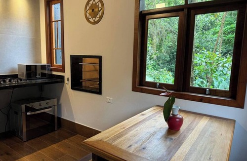 Camburi House | Casa Agata Bungalow with pool on the Camburi River and in the forest.