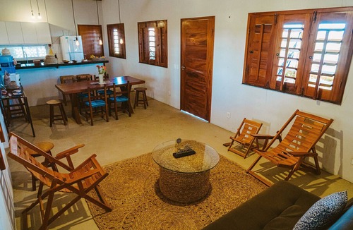 Ponta do Anel House | Casa ampla c redes de descanso, Praia de Macapá/PI