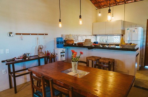 Ponta do Anel House | Casa ampla c redes de descanso, Praia de Macapá/PI