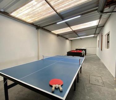 Sao Joao Novo House | Casa Ampla com Piscina, Churrasqueira, Bilhar, Pebolim, Ping-Pong
