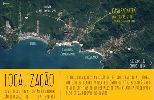 Camburi House | Casa Bacarirá - Floresta com Yoga e Café da Manhã Vegano