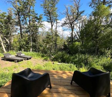 San Martin de los Andes Ski Chalet | Casa Calvé 2 tinys house con Vista, Bosque Privado ideal 2 Parejas