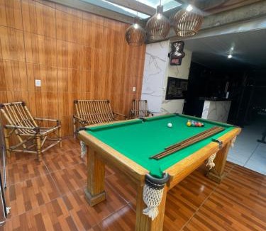 Tramandai House | Casa com 2 quartos, piscina c aquecimento solar, sinuca e churrasqueira perto da praia